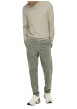 Thumbnail Pantalon en coton vert sauge en velours côtelé à coupe regular fit - Image 5