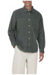 Thumbnail Chemise en coton mélangé verte sapin en velours côtelé à coupe regular fit - Image 6