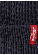 Thumbnail Bonnet marine uni avec large revers et étiquette de la marque - Image 5