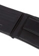 Thumbnail Portefeuille noir uni en cuir avec logos de la marques et multiples rangements - Image 3