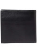 Thumbnail Portefeuille noir uni en cuir avec logos de la marques et multiples rangements - Image 4