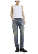 Thumbnail Jean Jjimike Jjoriginal Sbd 556 Noos en coton bleu uni avec une coupe droite - Image 5