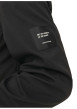 Thumbnail Blouson à manches longues noir uni avec une coupe droite et un col à capuche - Image 2