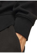 Thumbnail Sweat noir uni avec une coupe droite un col rond et des manches longues - Image 6