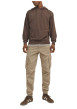 Thumbnail Pantalon Cargo Jpstkane Noah Cuffed Cargo en coton mélangé beige uni - Image 4