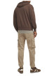 Thumbnail Pantalon Cargo Jpstkane Noah Cuffed Cargo en coton mélangé beige uni - Image 8