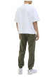Thumbnail Pantalon Jogging Jpstkane Troy Cuffed Jogger Sn en coton kaki uni à coupe droite - Image 8