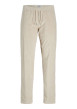 Thumbnail Pantalon Jogging Jpstkane Corduroy Jogger Sn en coton écru côtelé à coupe droite