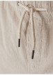 Thumbnail Pantalon Jogging Jpstkane Corduroy Jogger Sn en coton écru côtelé à coupe droite - Image 3