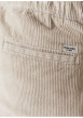 Thumbnail Pantalon Jogging Jpstkane Corduroy Jogger Sn en coton écru côtelé à coupe droite - Image 4