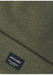 Thumbnail Bonnet kaki en maille piquée avec un patch iconique sur le revers - Image 3