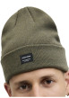 Thumbnail Bonnet kaki en maille piquée avec un patch iconique sur le revers - Image 5