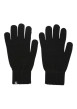 Thumbnail Gants noirs unis avec le logo iconique au poignet et les bords côtelés