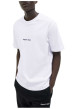 Thumbnail T-shirt en coton blanc uni avec une coupe droite et un col rond - Image 5