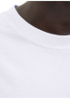 Thumbnail T-shirt en coton blanc uni avec une coupe droite et un col rond - Image 6