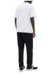 Thumbnail T-shirt en coton blanc uni avec une coupe droite et un col rond - Image 7