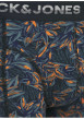 Thumbnail Lot de 3 boxers classiques en coton mélangé marine à motifs et coupe fermée - Image 4