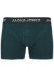 Thumbnail Lot de 3 boxers classiques en coton mélangé marine à motifs et coupe fermée - Image 6