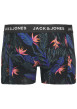 Thumbnail Lot de 2 boxers classiques en coton mélangé noir à coupe fermée avec des motifs - Image 4