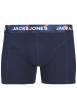 Thumbnail Lot de 2 boxers classiques en coton mélangé noir à coupe fermée avec des motifs - Image 6