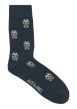 Thumbnail Lot de 3 paires de chaussettes noires avec des motifs et une coupe haute - Image 3