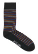 Thumbnail Lot de 3 paires de chaussettes hautes noires rayées avec une coupe haute - Image 3