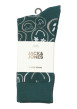 Thumbnail Chaussettes hautes vertes avec des motifs et une coupe haute - Image 2