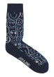 Thumbnail Chaussettes hautes vertes avec des motifs et une coupe haute - Image 3