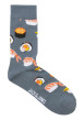 Thumbnail Lot de 3 paires de chaussettes hautes noires à motifs et avec une coupe haute - Image 3