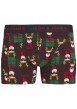 Thumbnail Lot de 3 boxers classiques en coton mélangé nuit à motifs avec une coupe fermée - Image 2