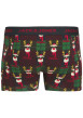 Thumbnail Lot de 3 boxers classiques en coton mélangé nuit à motifs avec une coupe fermée - Image 3