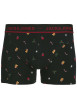 Thumbnail Coffret boxers classiques en coton mélangé noir avec une coupe fermée - Image 2