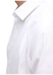 Thumbnail Chemise en coton biologique mélangé blanche unie à coupe droite et col français - Image 5