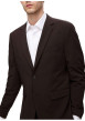 Thumbnail Chemise en coton biologique mélangé blanche unie à coupe droite et col français - Image 6