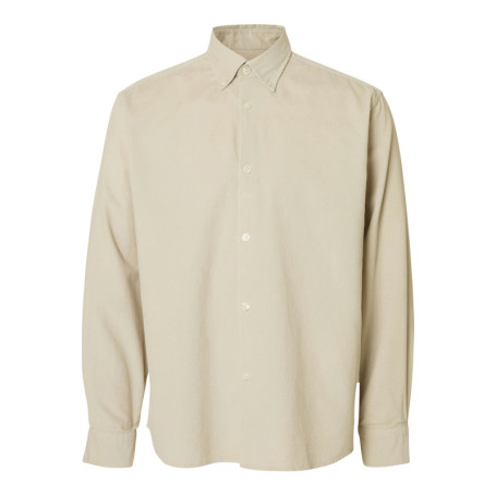 Chemise Danni Cord en coton biologique écrue en...