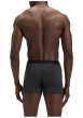 Thumbnail Lot de 3 boxers en coton multicolores unis avec une coupe longue - Image 2