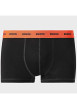 Thumbnail Lot de 3 boxers classiques en coton noirs unis à ceintures multicolores - Image 3