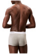 Thumbnail Lot de 3 boxers en coton multicolores unis courts avec le nom de la marque - Image 2