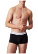 Thumbnail Lot de 3 boxers en coton noirs unis courts avec le nom de la marque - Image 4