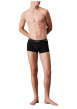 Thumbnail Lot de 3 boxers en coton bleus unis courts avec le nom de la marque - Image 5