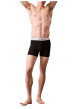 Thumbnail Lot de 3 boxers en coton multicolores unis longs avec le nom de la marque - Image 4