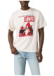 Thumbnail T-shirt en coton écru avec un imprimé fantaisie et des manches courtes - Image 4
