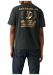 Thumbnail T-shirt noir avec un imprimé fantaisie et des manches courtes - Image 5