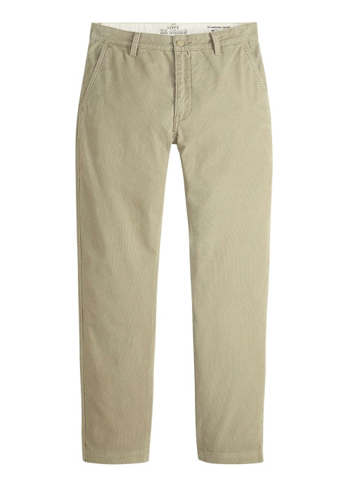 Pantalon Chino Xx Chino Std en coton beige uni avec une coupe droite
