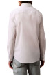 Thumbnail Chemise en coton blanche unie à coupe regular fit fermée par des boutons - Image 2