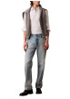 Thumbnail Chemise en coton blanche unie à coupe regular fit fermée par des boutons - Image 5
