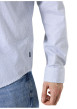 Thumbnail Chemise en coton bleue avec fermeture boutonnée et motif géométrique - Image 3