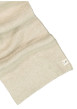 Thumbnail Écharpe beige unie en maille côtelée - Image 2