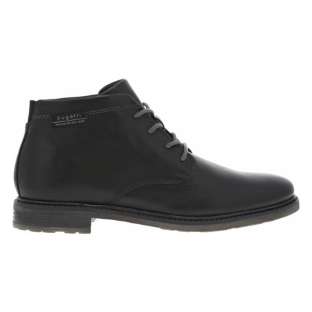 Bottines en cuir noires avec semelle à talon...