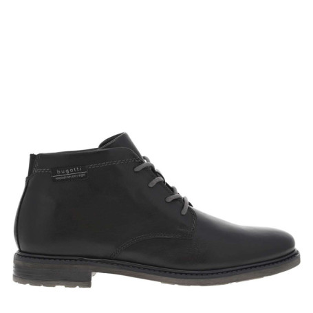 Bottines en cuir noires avec semelle à talon...